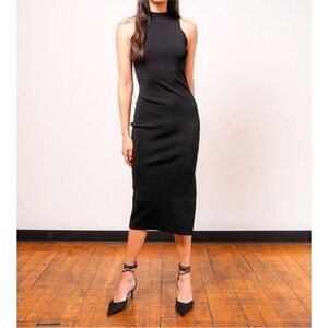 Central Park West Roxi Bodycon Charcoal Gray Cocktail Dress, Size XS